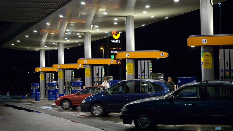 Norway-petrol-station